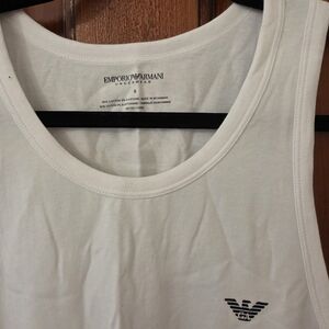 Emporio Armani White Men's Tank Top
